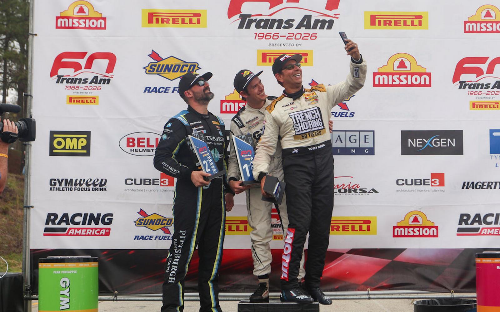 Matthew Brabham Holds Off Paul Menard for TA Victory at Road Atlanta